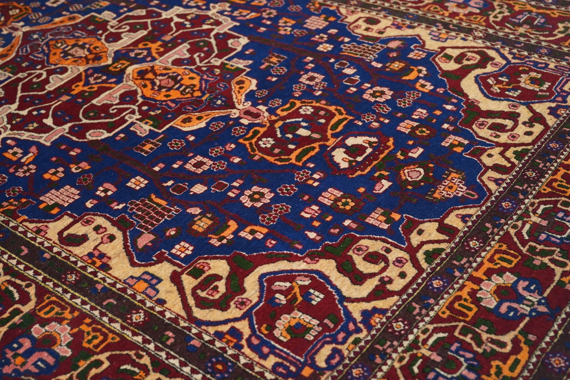 Semi Antique Isfahan Rug For Sale 2