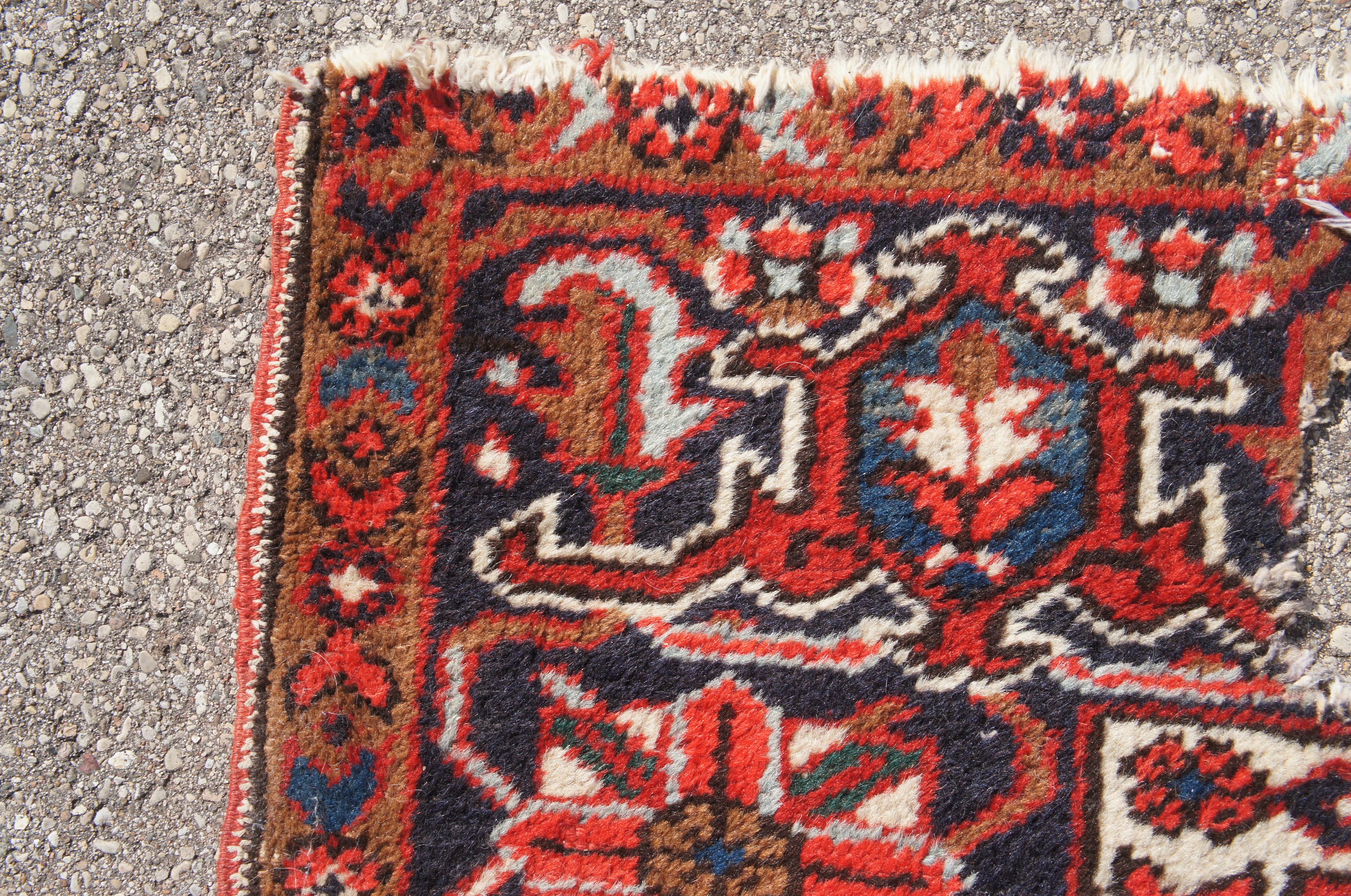 Semi Antique Oriental Hand Knotted Floral Wool Area Rug Carpet 8.5' x 11' For Sale 4