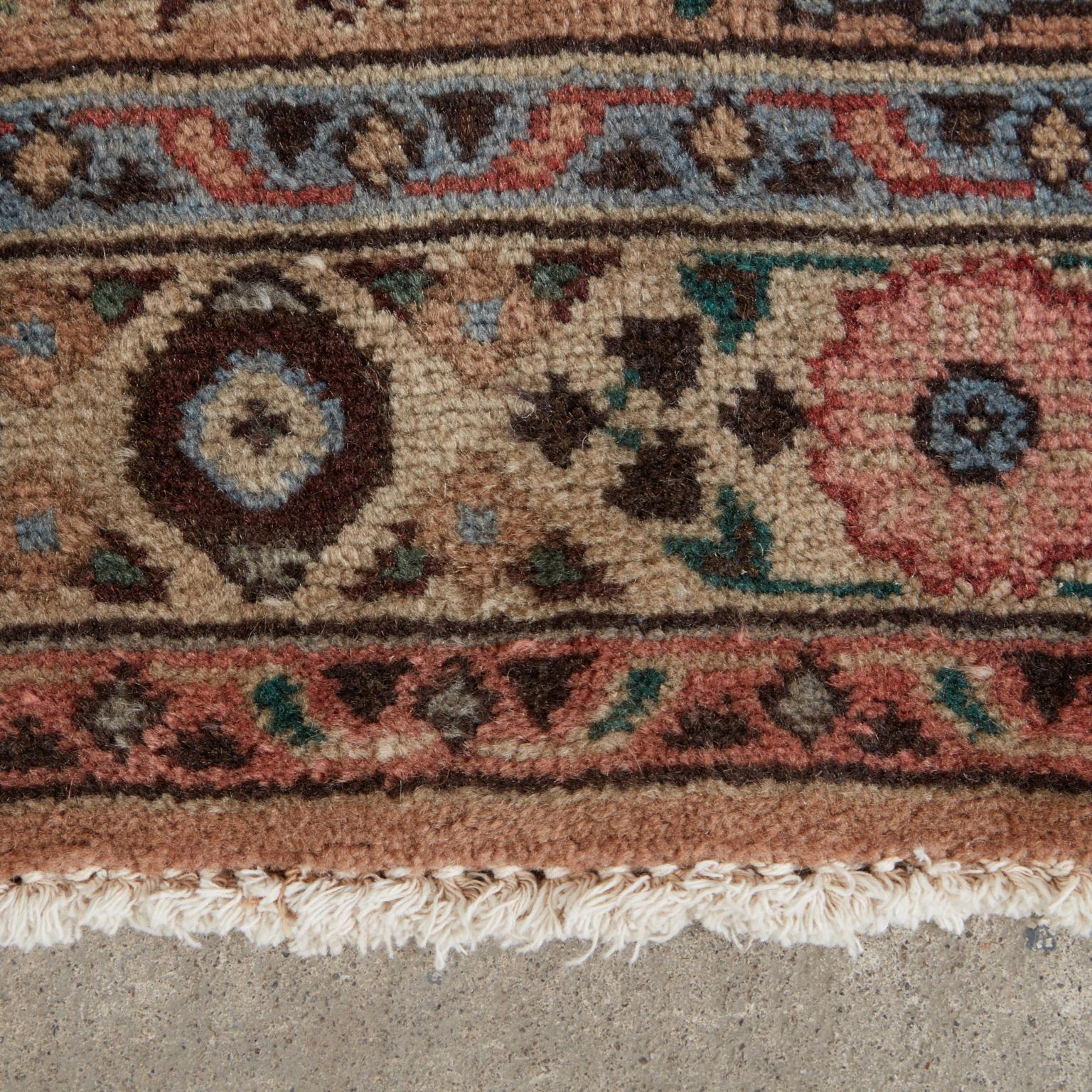 Semi antiker persischer Jugendstil-Tabriz-Teppich im Angebot 3