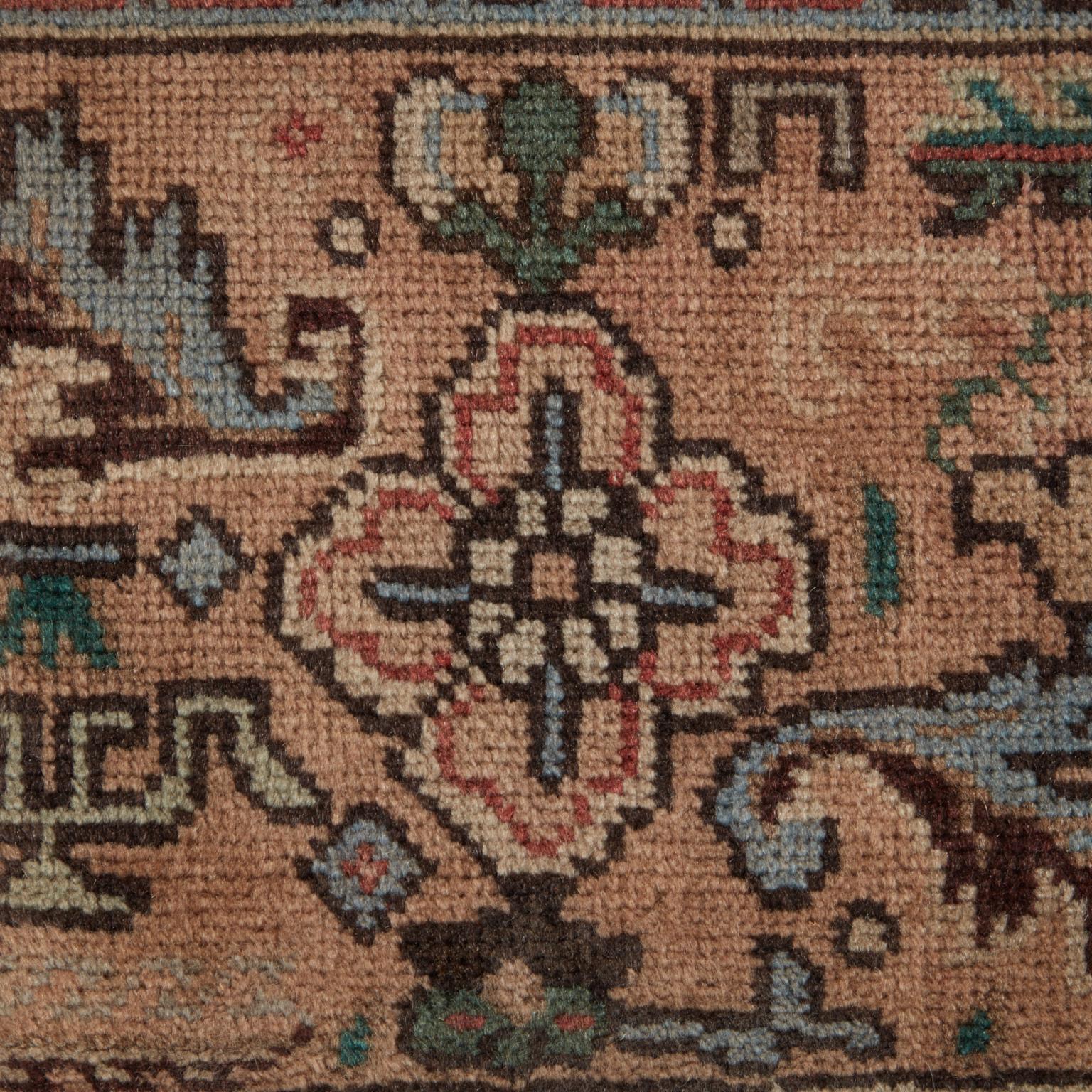 Semi antiker persischer Jugendstil-Tabriz-Teppich im Angebot 5