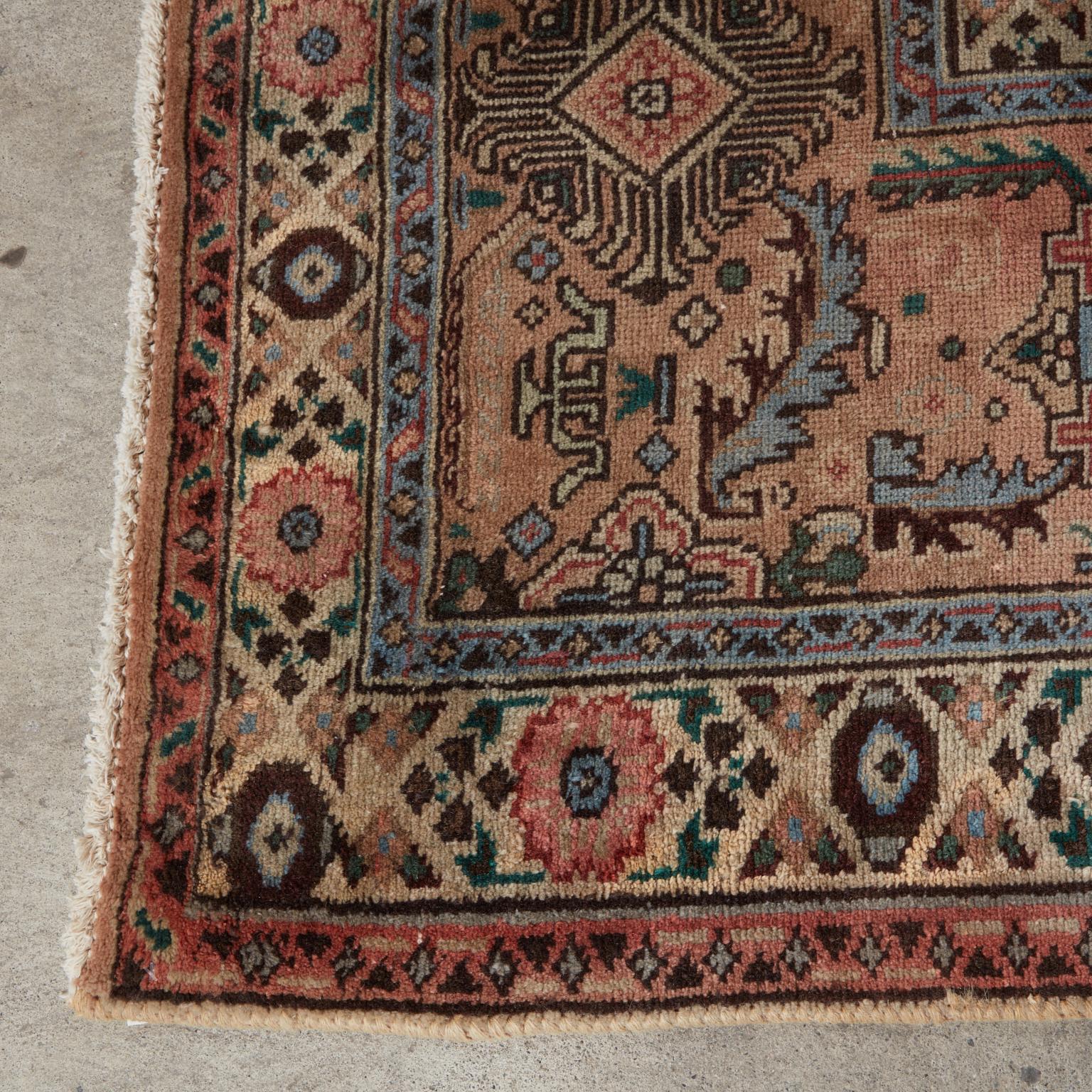 20ième siècle Tapis persan semi-ancien Art nouveau de Tabriz en vente