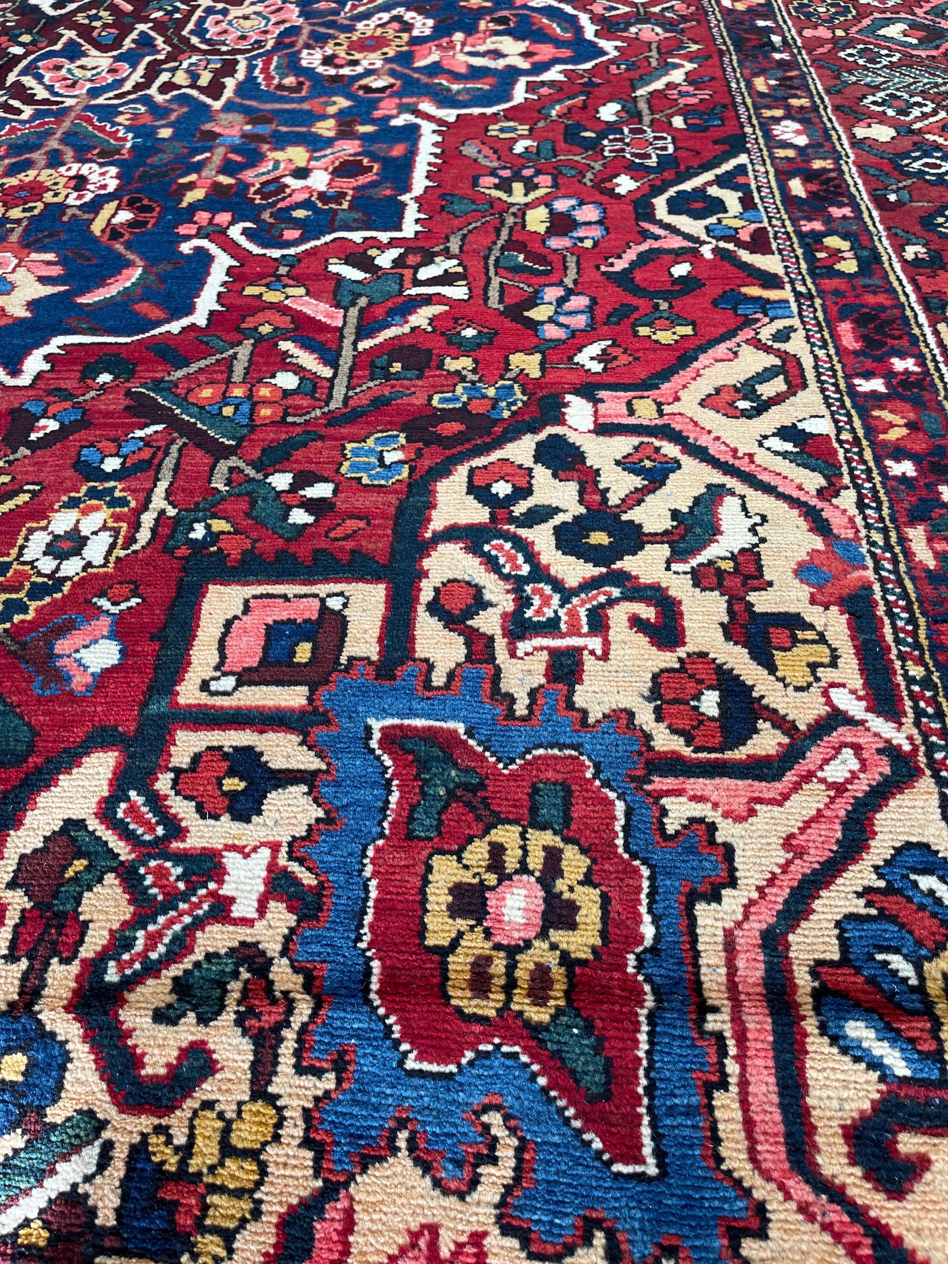Semi Antique Persian Bakhtiari  For Sale 1