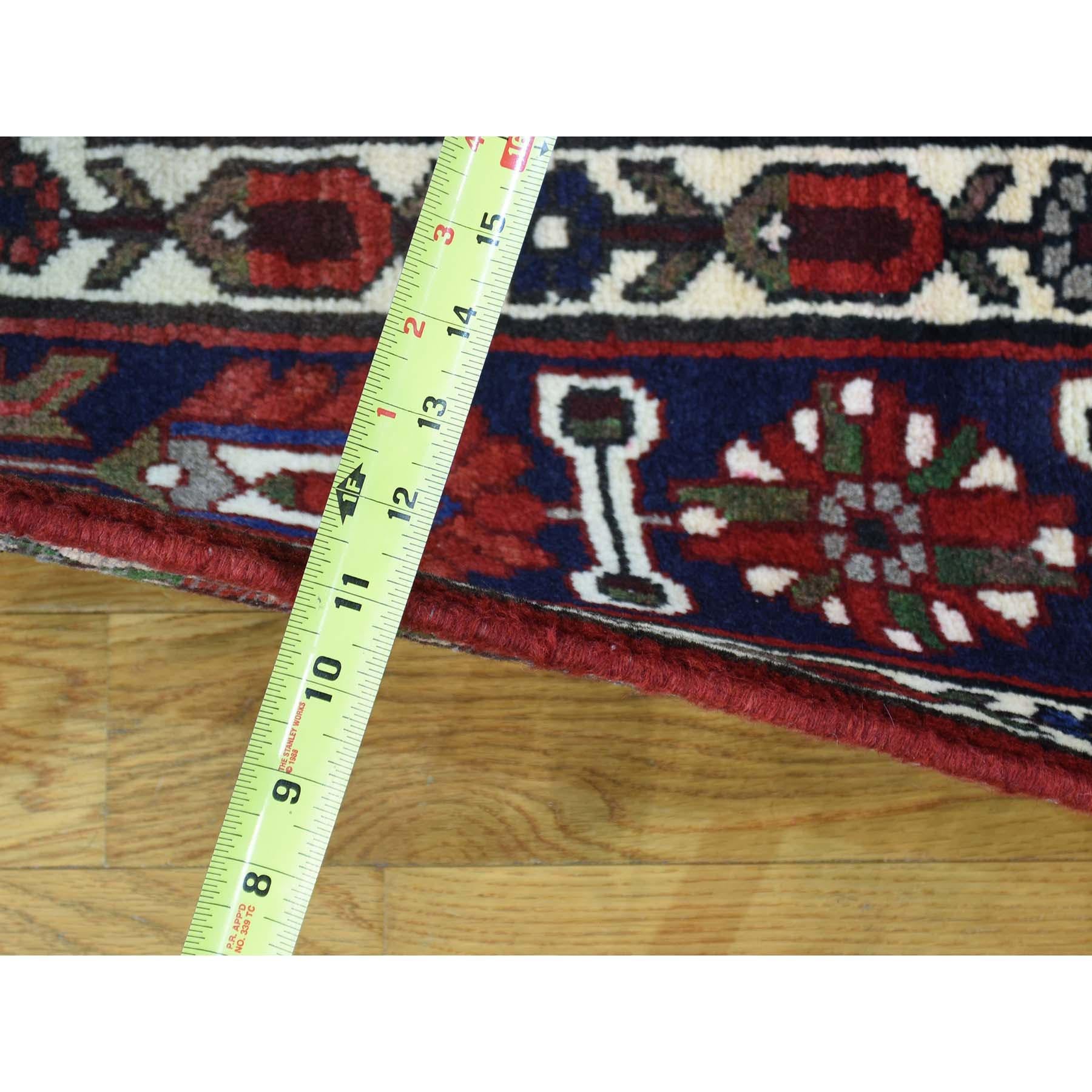 Medieval On Clearance Semi Antique Persian Bakhtiari Mint Cond Hand-Knotted Carpet, 5'2