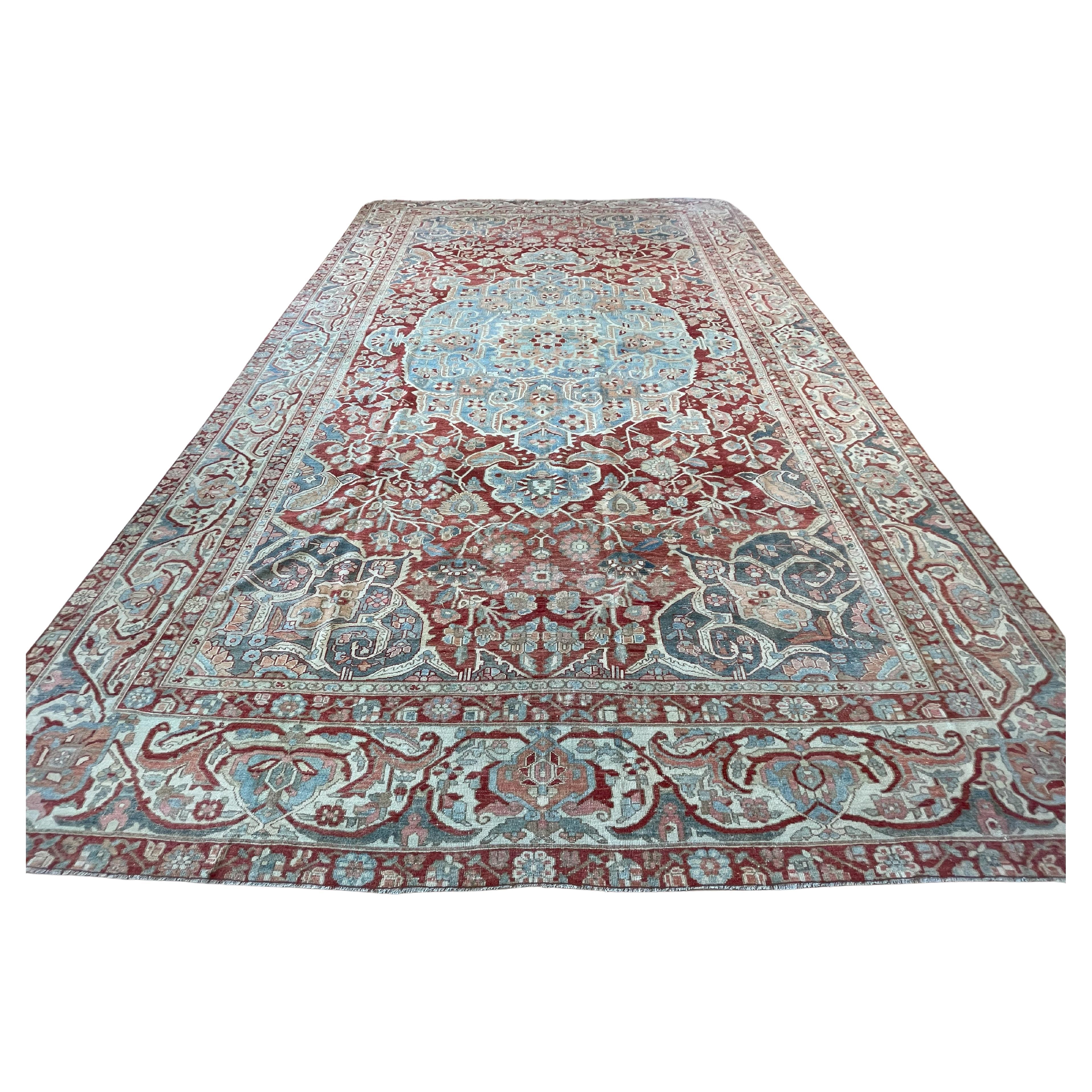 Semi-Antique Persian Bakhtiari Rug