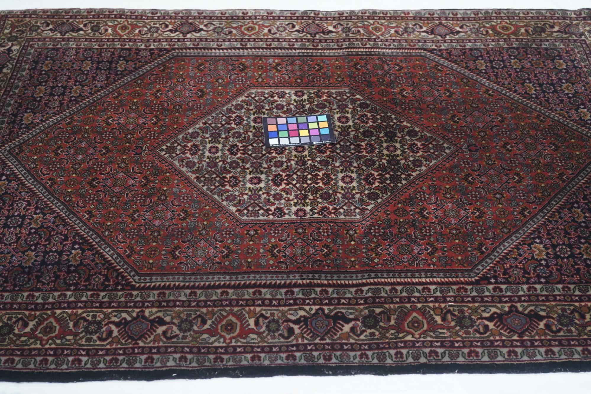 Semi Antique Persian Bidjar Rug 3'8