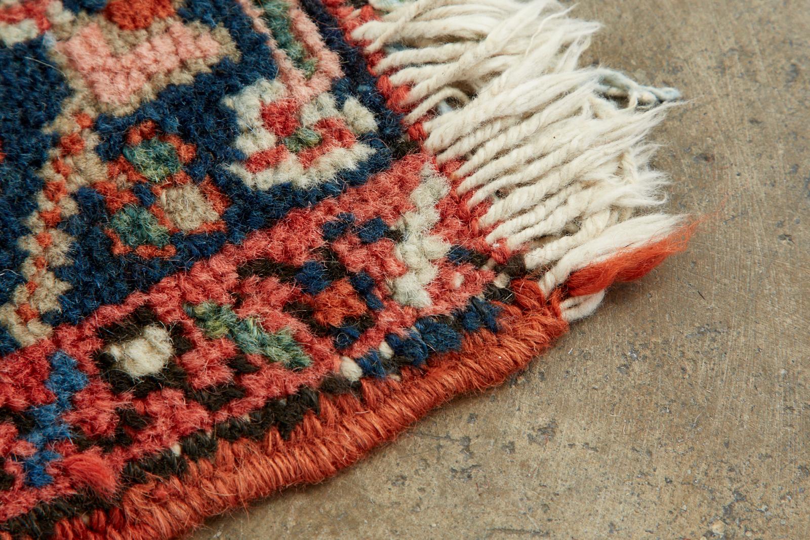 Semi Antique Persian Heriz Carpet For Sale 12
