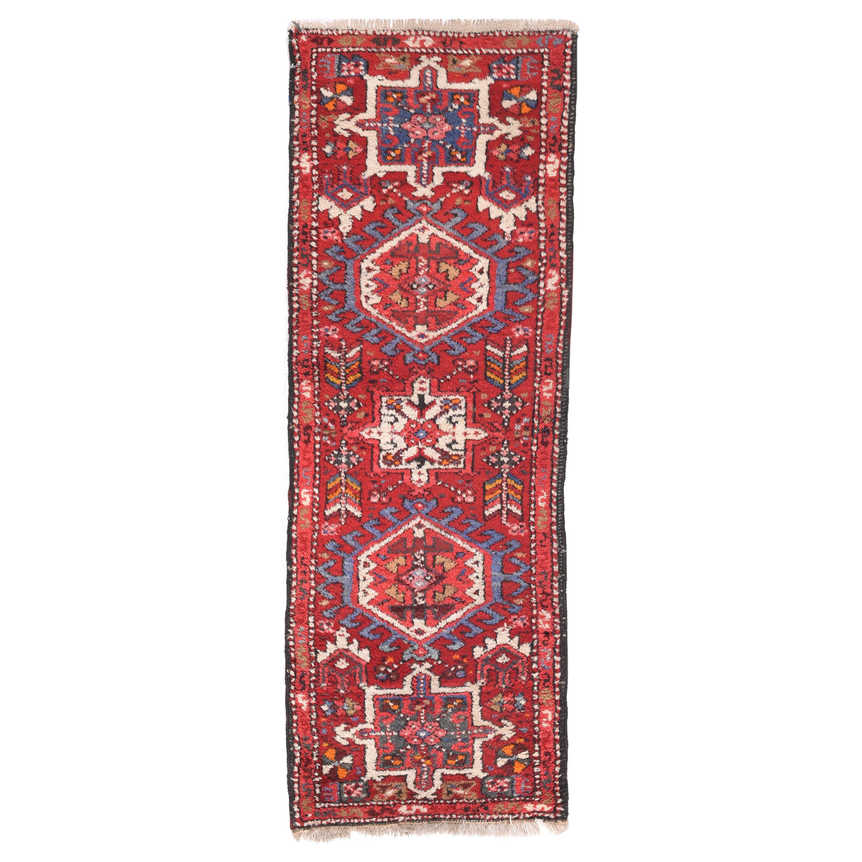 Vintage Persian Karajeh Long Rug