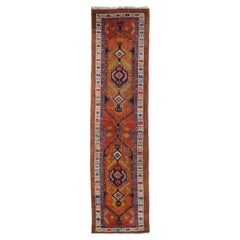 Semi Vintage Persian Heriz Rug 2'11'' x 12'2''