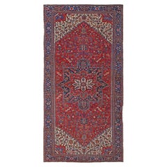 Semi Antique Persian Heriz Rug 