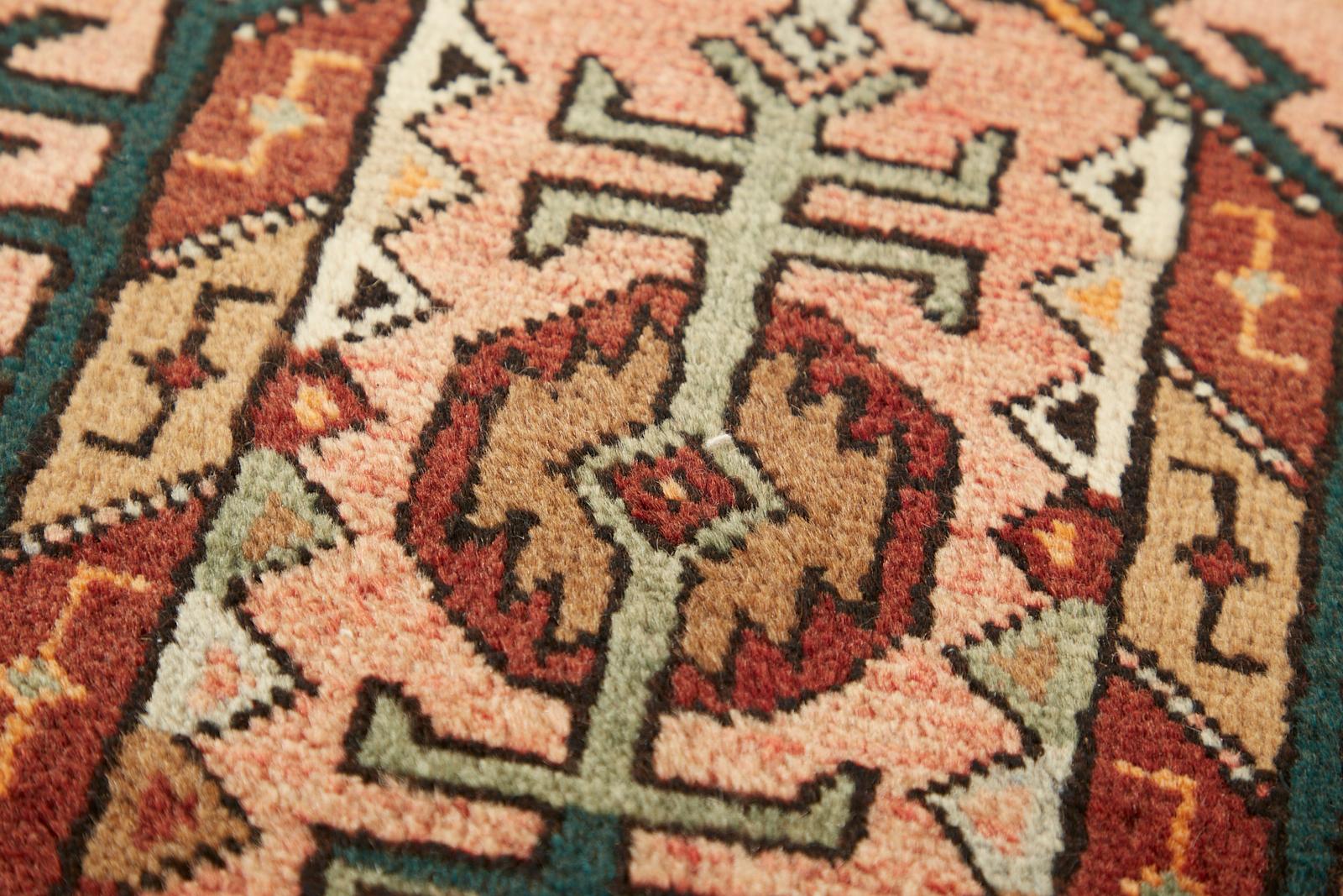 Semi Antique Persian Karajeh Heriz Rug Carpet For Sale 10