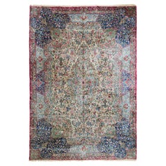 Semi-Antique Persian Kerman Carpet