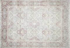 Semi Antique Persian Kerman Rug - 7'11" x 11'5"