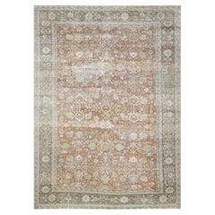 Semi Antique Persian Mahal Rug - 8"11" x 12'3"