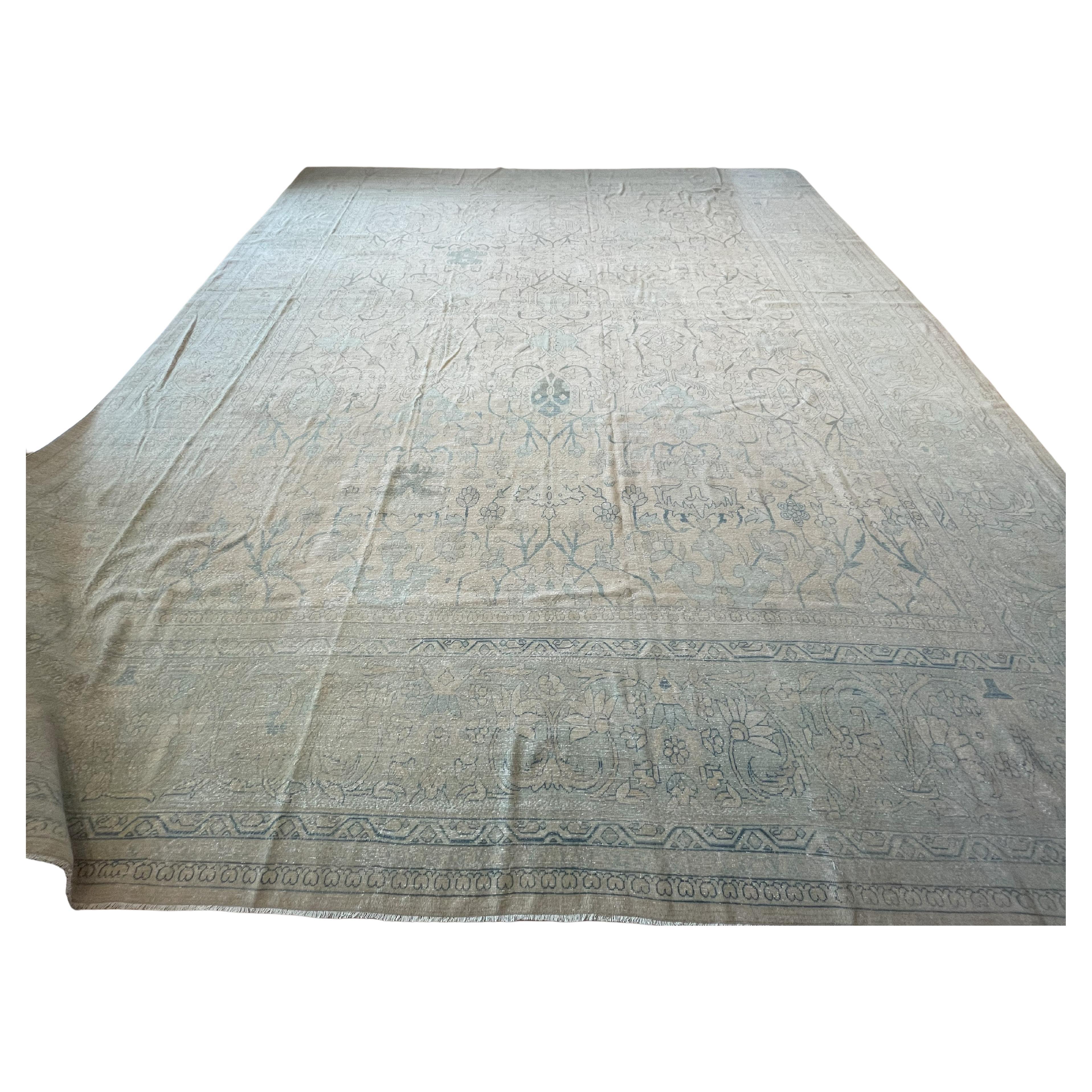 All-Over Design Semi-Antiker Persischer Mahal Teppich