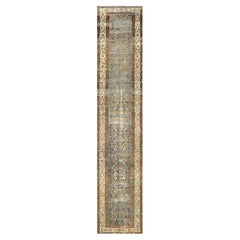Semi Antique Persian Melayer Runner - 3'8" x 17'5"