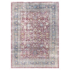 Semi Antique Persian Meshed Rug - 8'2" x 11'5"