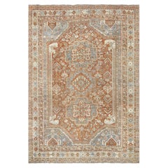 Semi Antique Persian Shiraz Rug - 7'1" x 10'