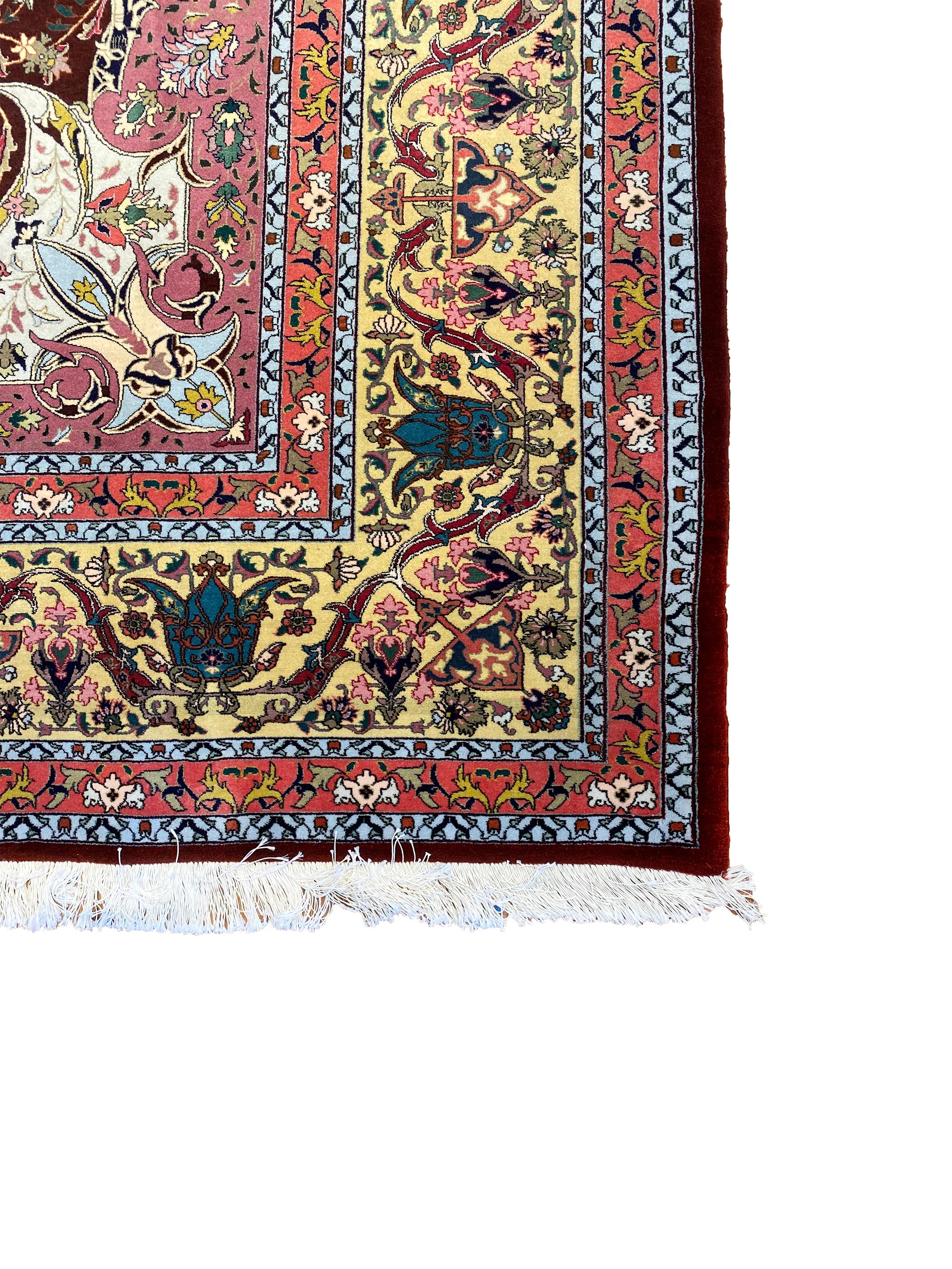 Mid-20th Century Semi Antique Persian Tabriz 9' 7