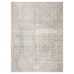 Semi Antique Persian Tabriz Rug - 10'10" x 14'4"