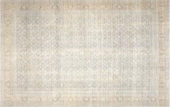 Semi Antique Persian Tabriz Rug - 10'7" x 16'7"