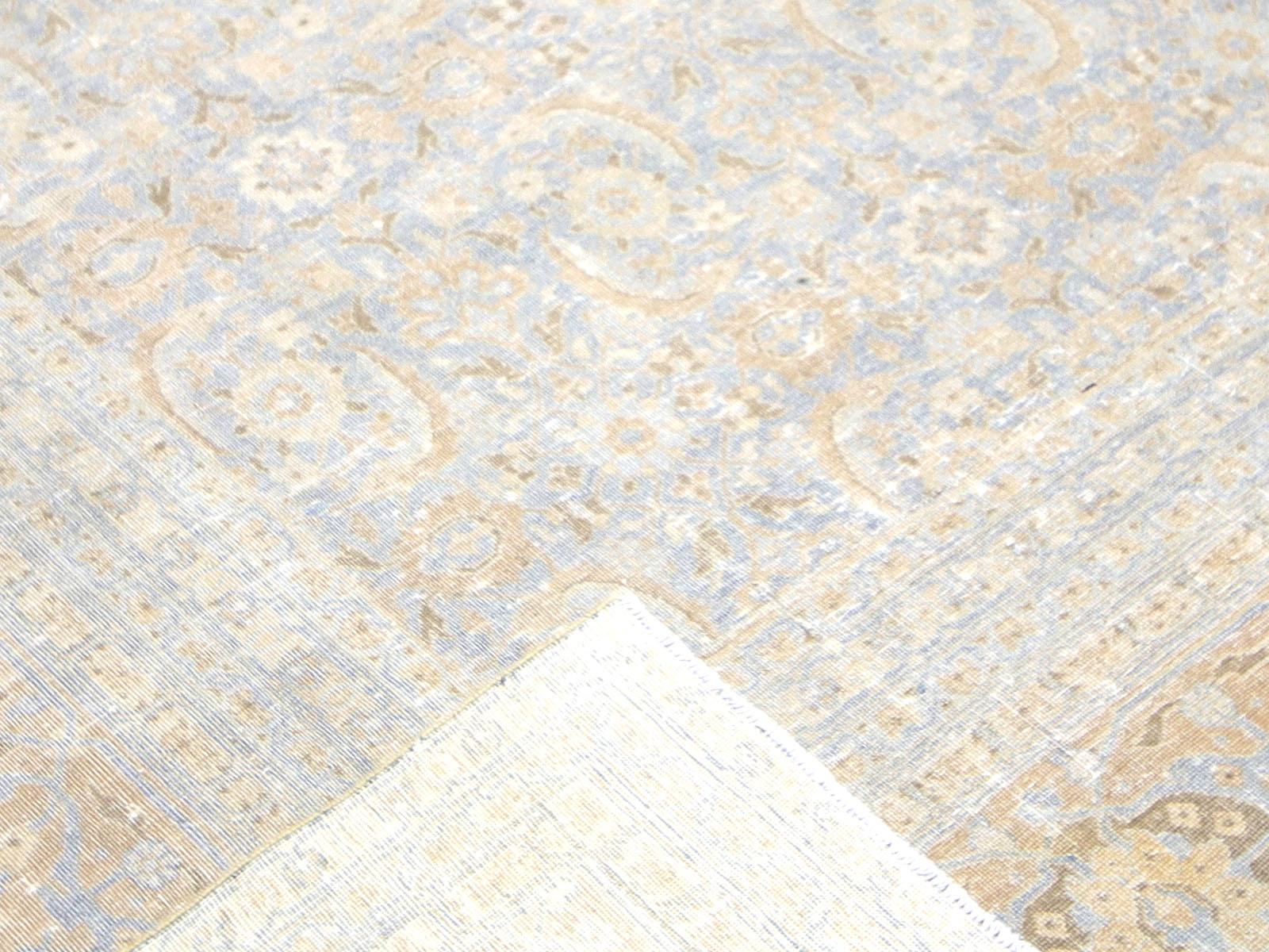 Tessuto a mano Semi Antique Persian Tabriz Rug - 10'7