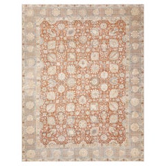 Semi Antique Persian Tabriz Rug - 10'8" x 12'10"