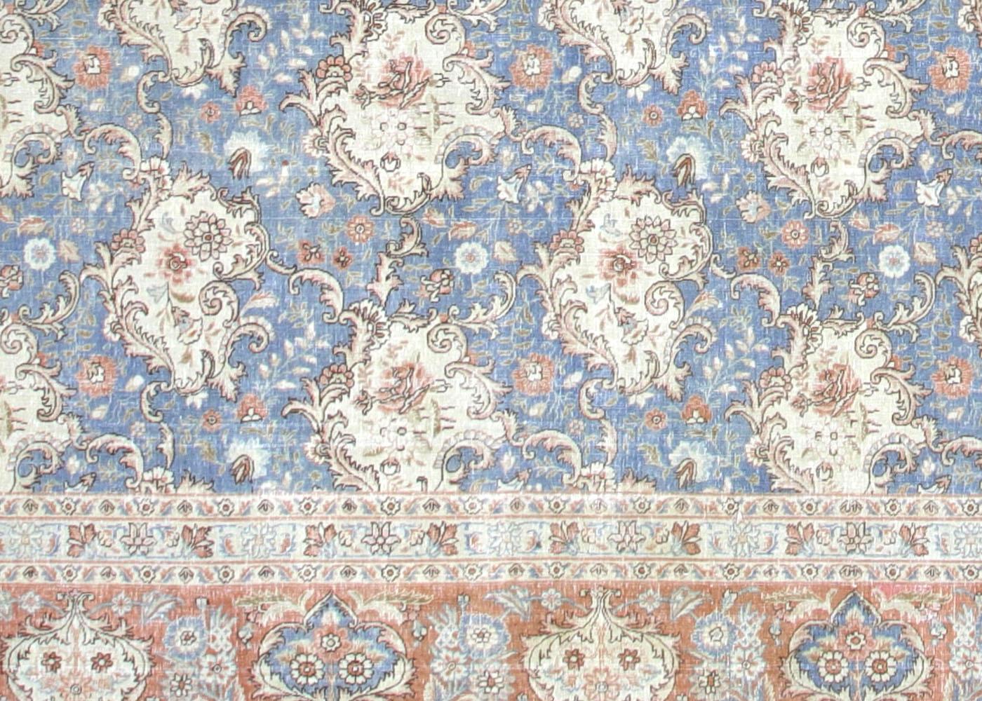 Tapis persan Tabriz semi-ancien - 12'8