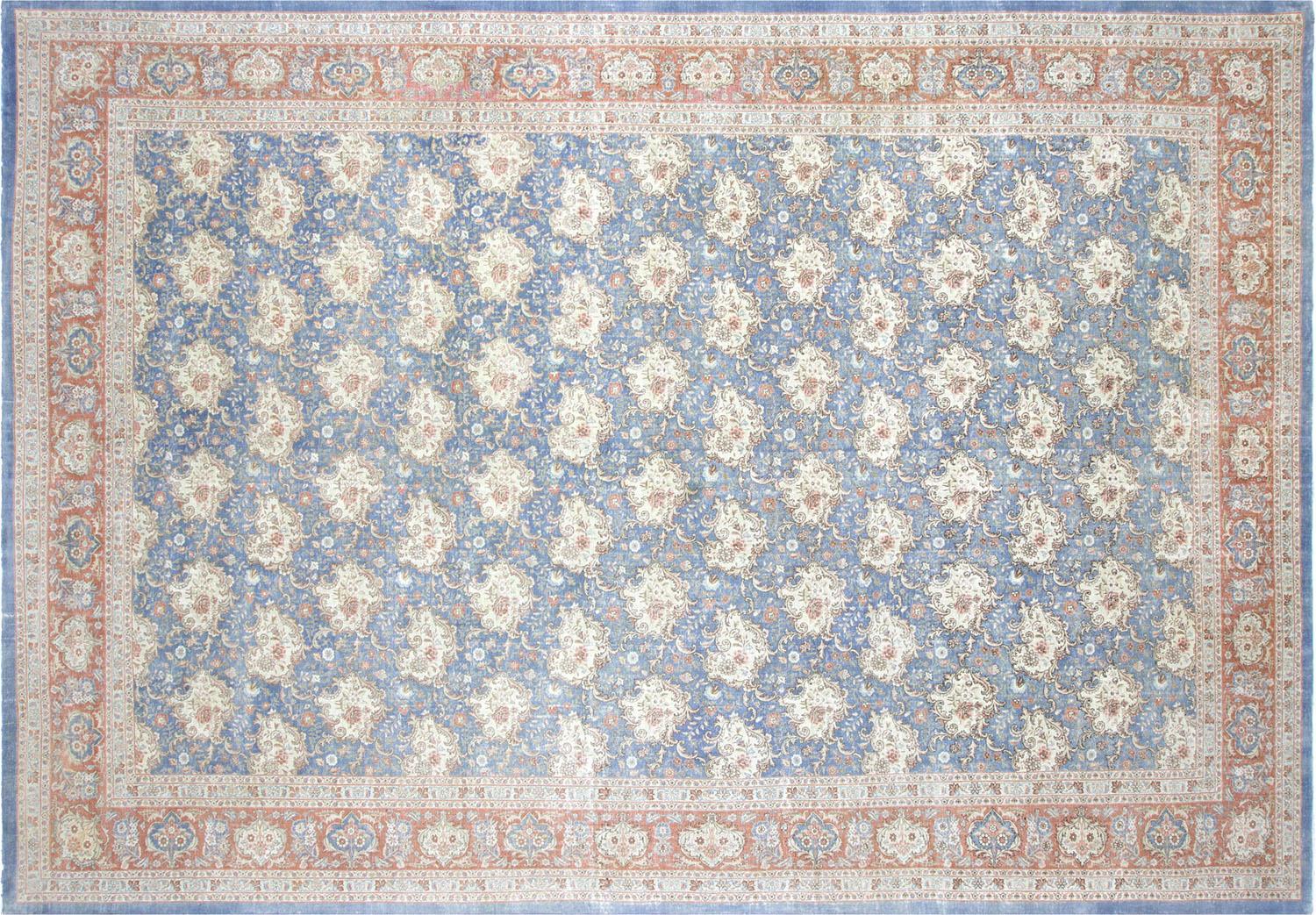 Tapis persan Tabriz semi-ancien - 12'8