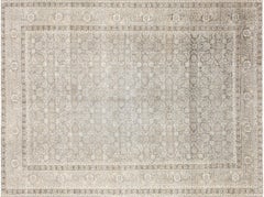 Semi Antique Persian Tabriz Rug - 7'1" x 9'6"