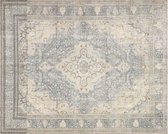 Semi Antique Persian Tabriz Rug - 8'10" x 10'11"