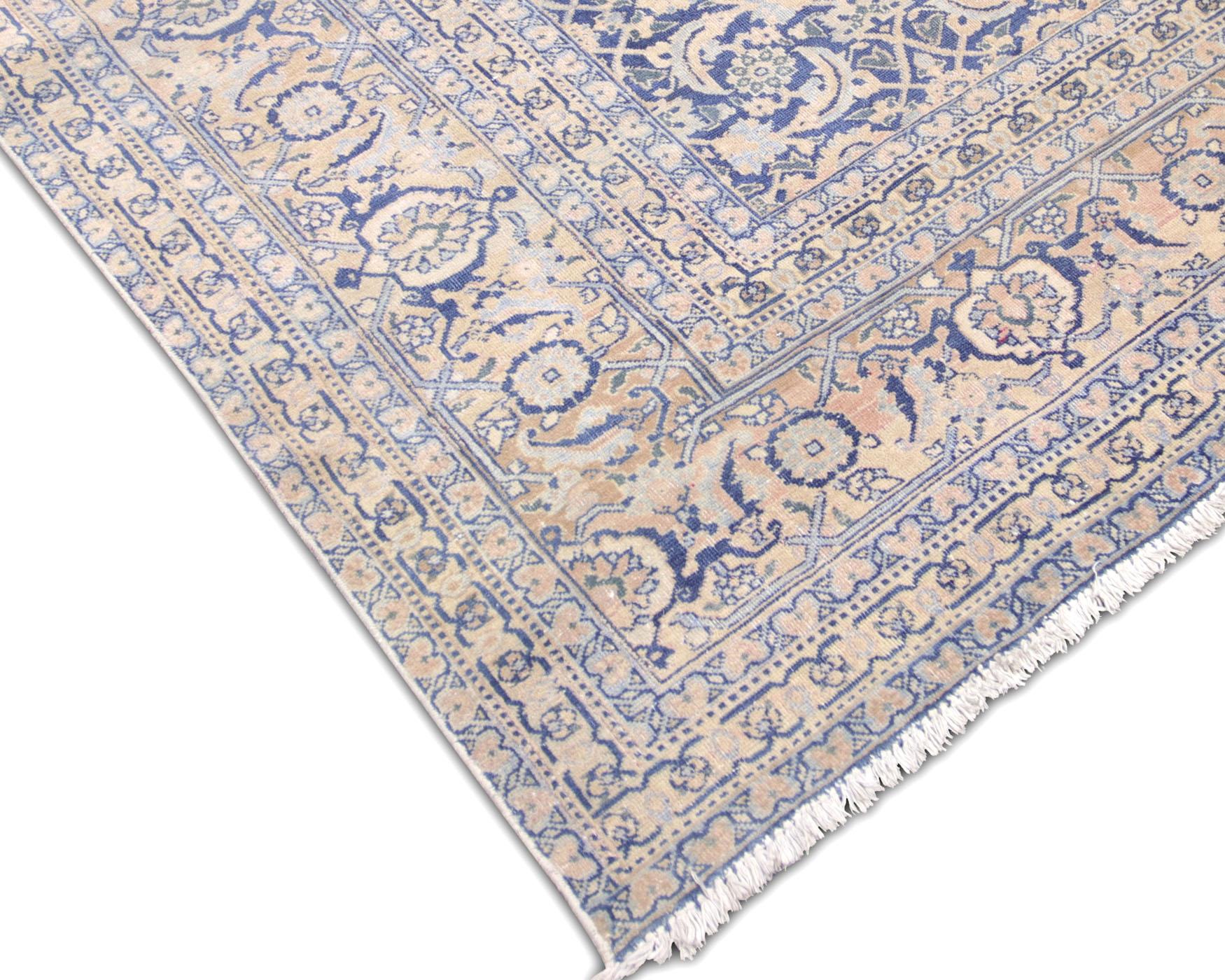 Persiano Tappeto Tabriz persiano semi-antico - 8'10