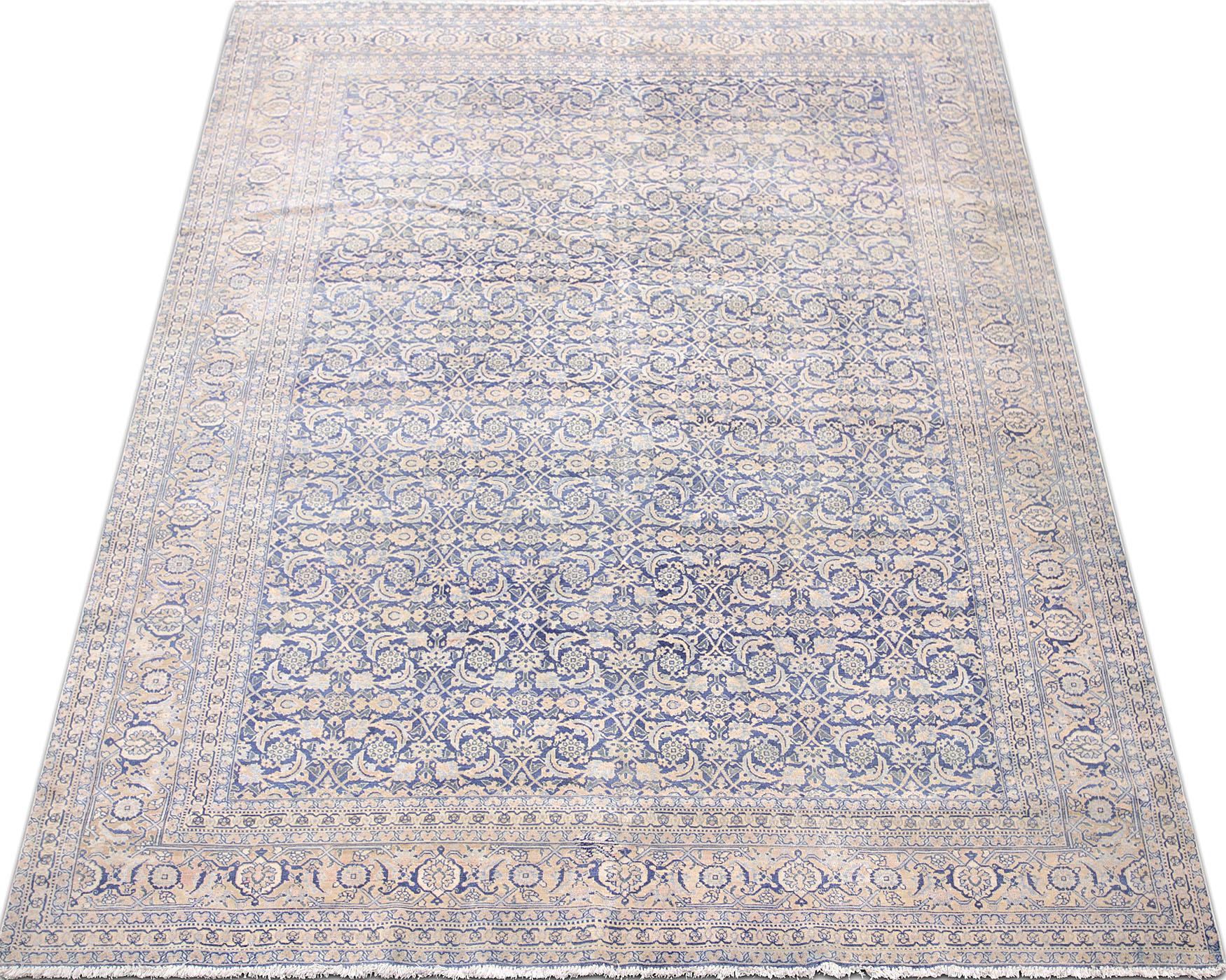 Metà XX secolo Tappeto Tabriz persiano semi-antico - 8'10