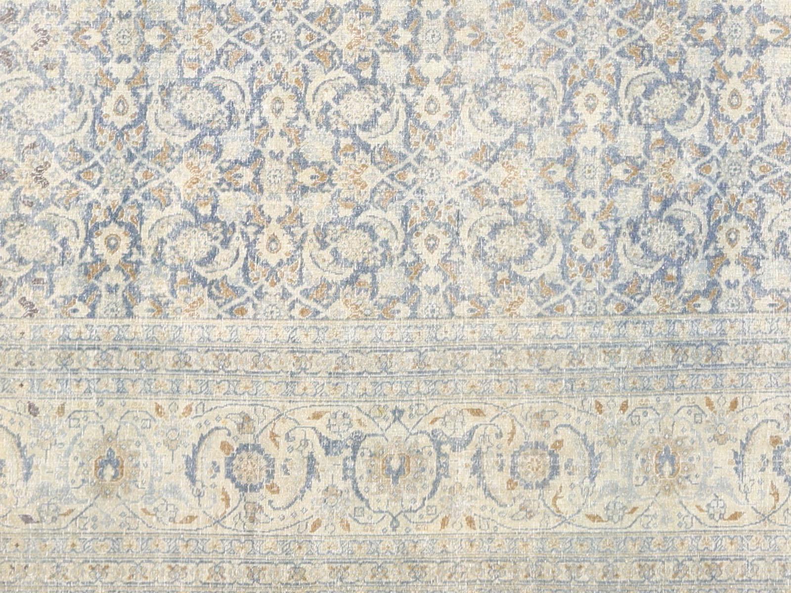 Semi Antique Persian Tabriz Rug - 9'10