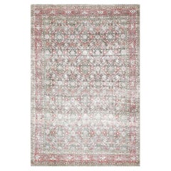 Semi Antique Persian Yazd Rug - 7'5" x 10'10"