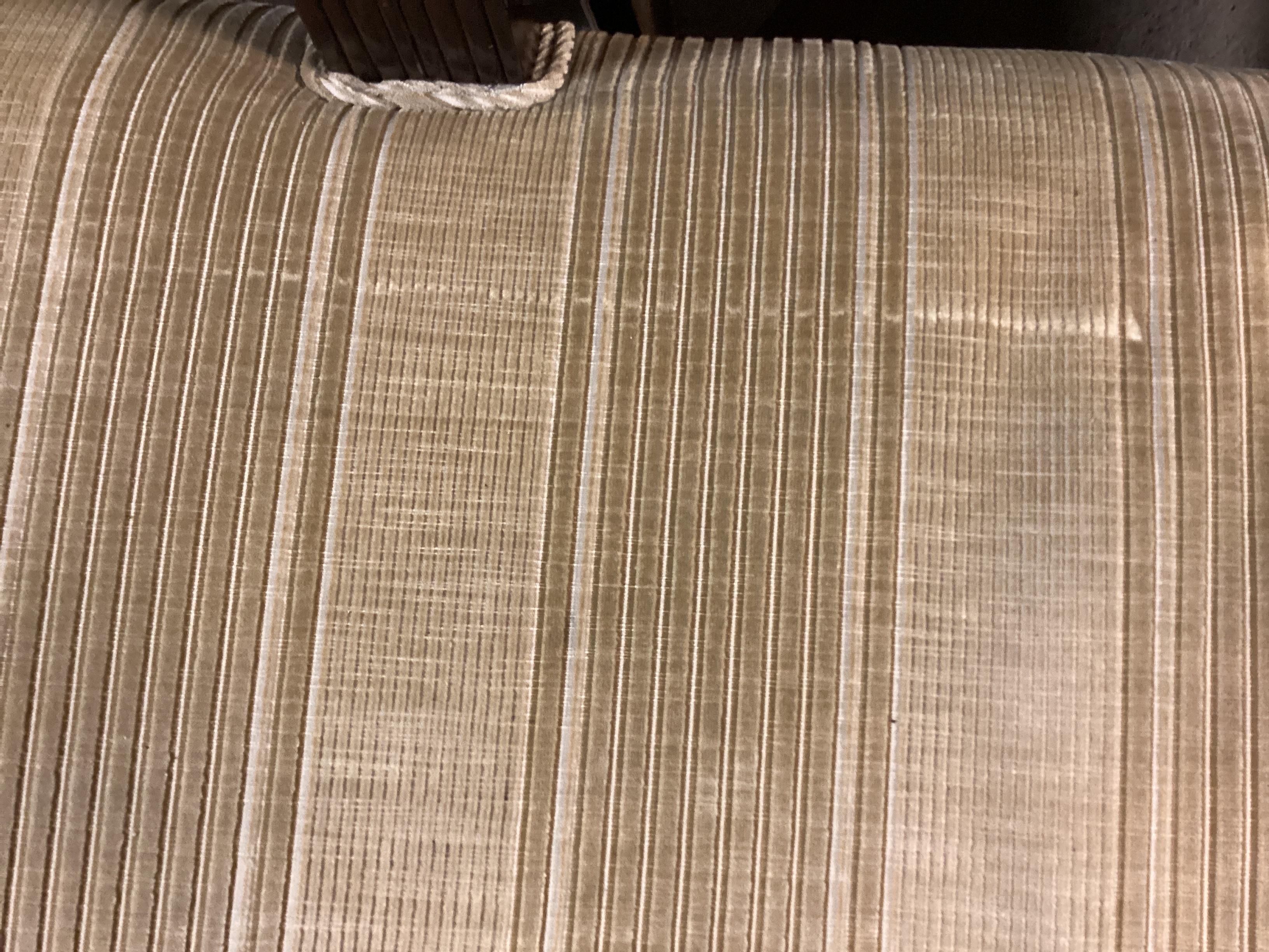Settee semi-ancienne en acajou sculpté de style Sheraton en vente 8
