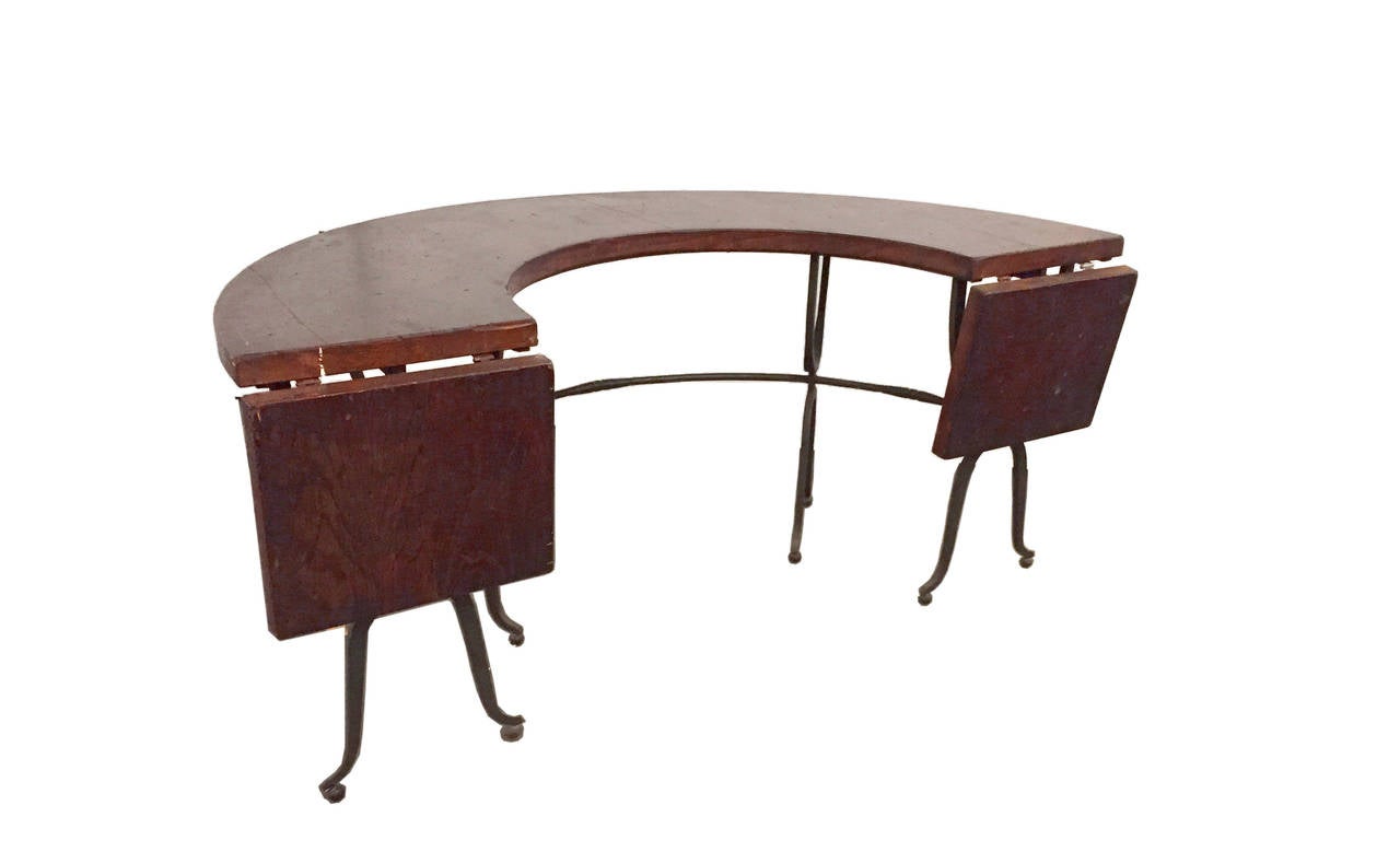 semi circle tables