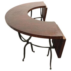Semi-Circle Hunt Table for Wine Testing, USA, 1900