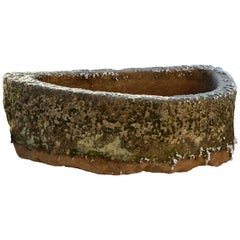 Semi-Circle Trough with an Exceptional Nice Patina, Wallis Switzerland