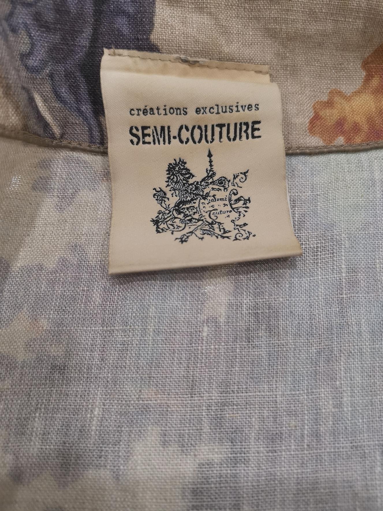 Semi Couture cotton multicoloured top / t-shirt In Good Condition In Capri, IT