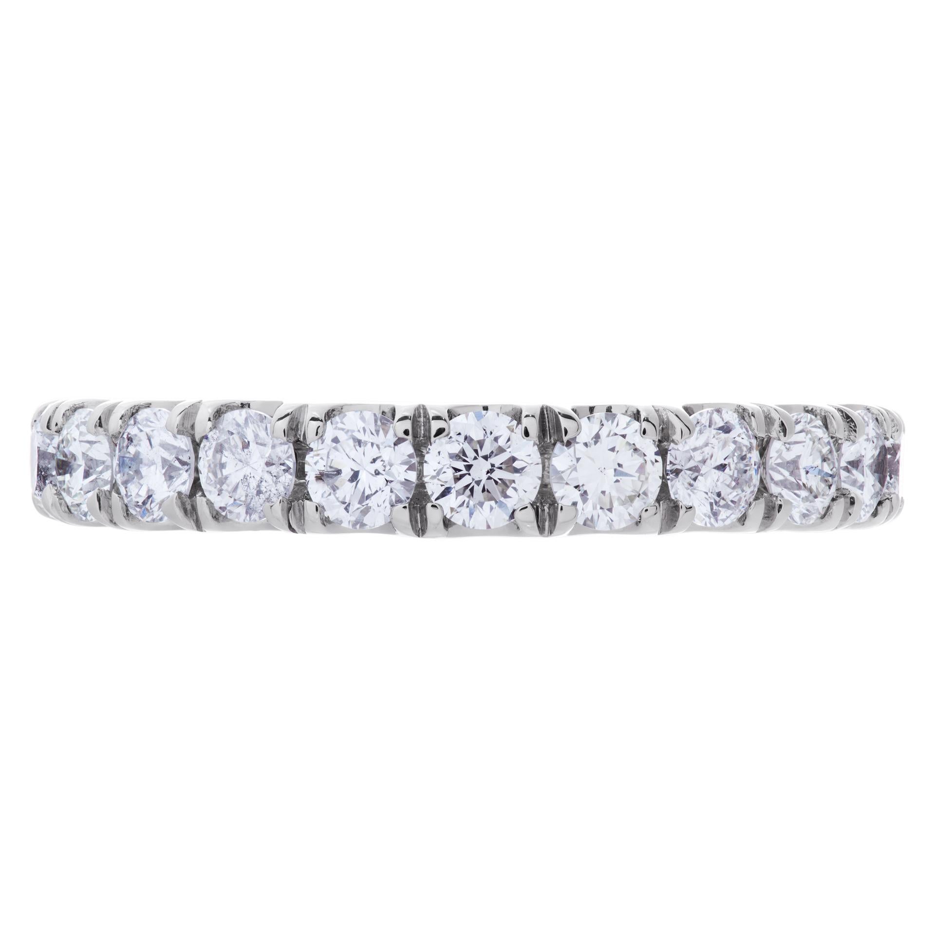 Semi-Ewigkeit Diamant Platinring, mit etwa 0,96 Karat in G-H Farbe, VS-SI Klarheit runden Diamanten. Größe 5.5

Dieser Diamantring ist derzeit Größe 5,5 und einige Artikel können nach oben oder unten angepasst werden, bitte fragen Sie! Er wiegt 2.8