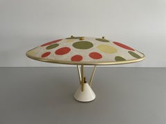 Semi-Flush Mount Ceiling Lamp by Erco, 1950s, Germany