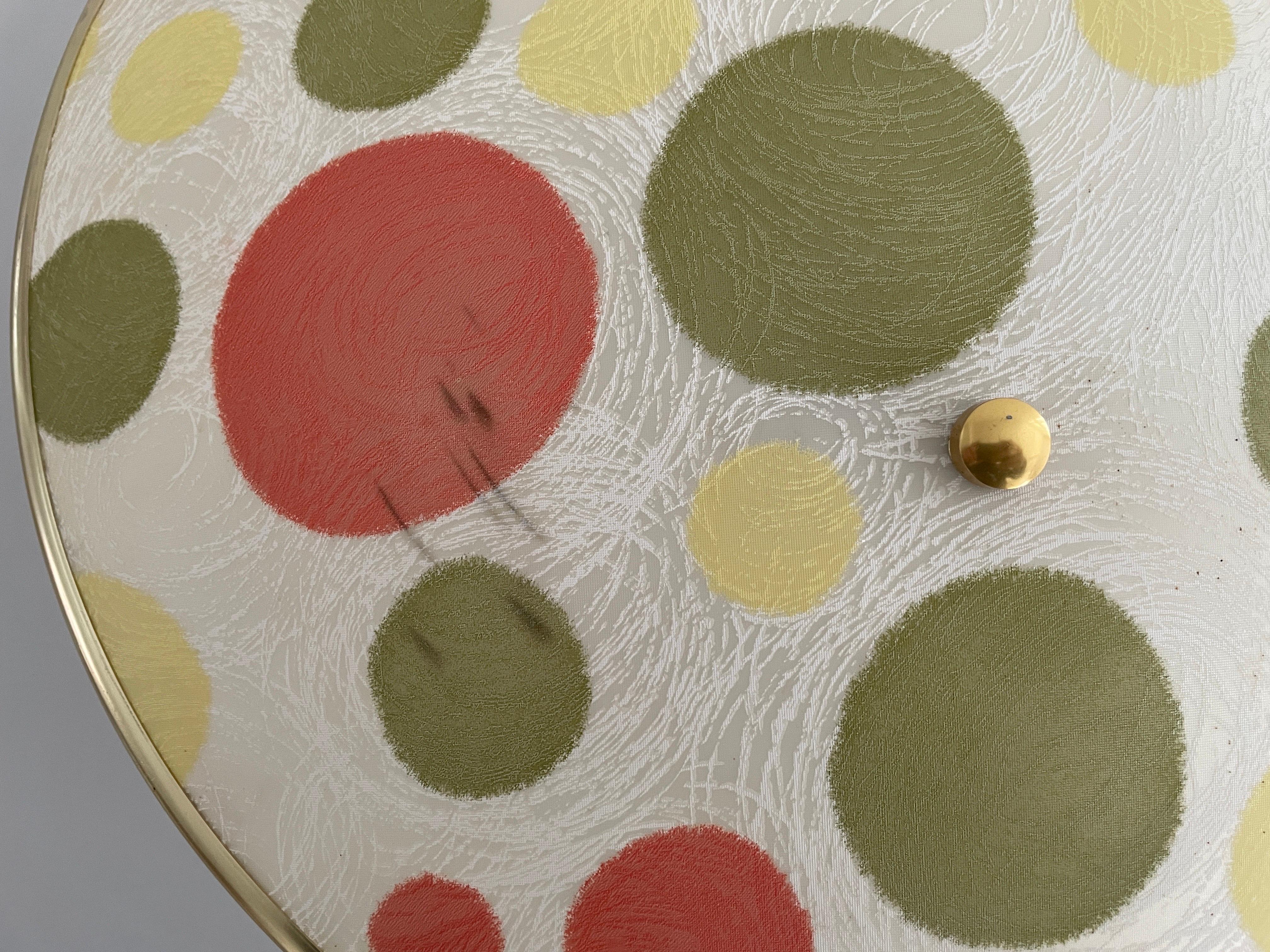 Ottone Lampada da soffitto a semi-incasso di Erco, anni '50, Germania in vendita