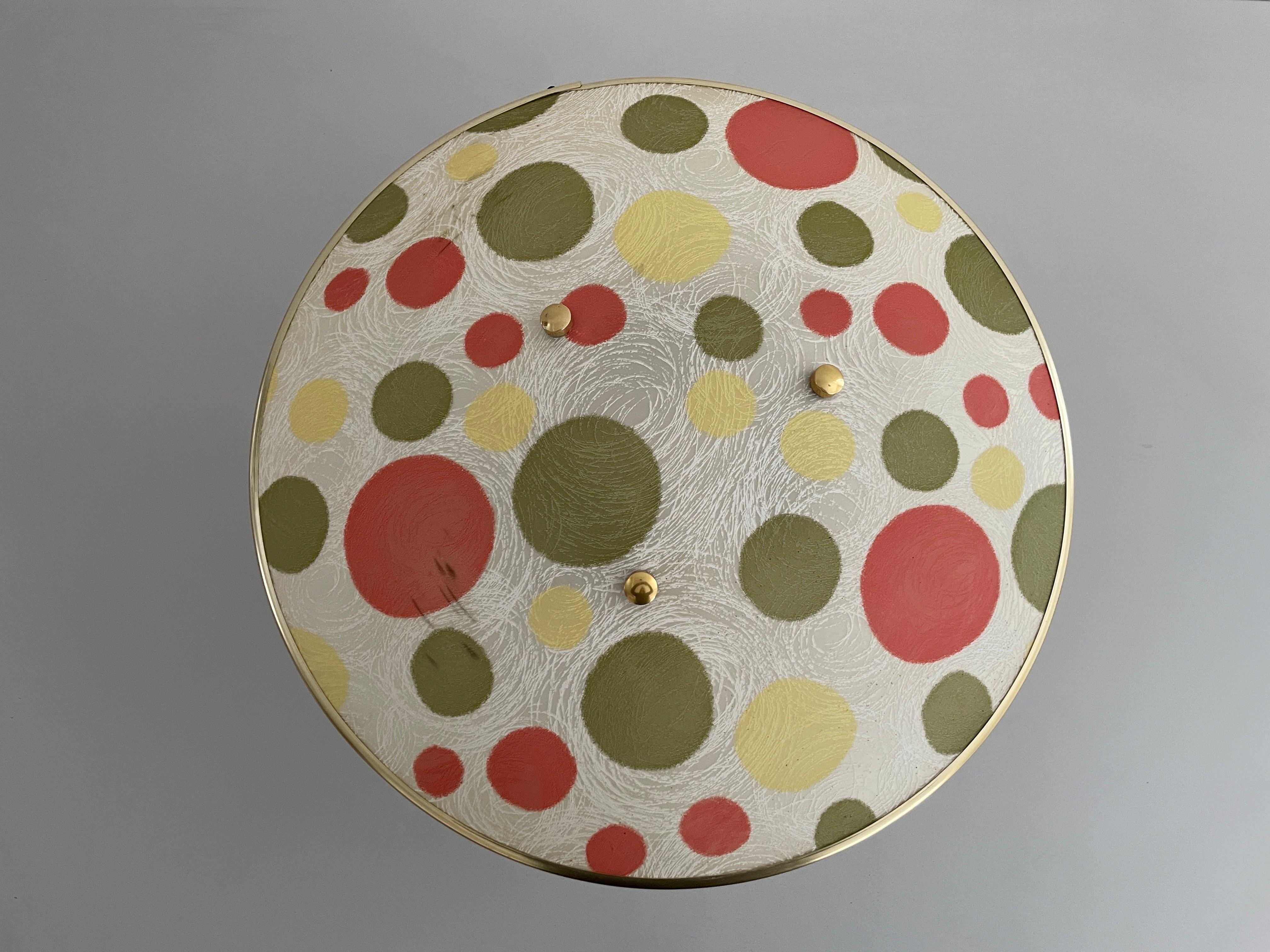 Lampada da soffitto a semi-incasso di Erco, anni '50, Germania in vendita 1
