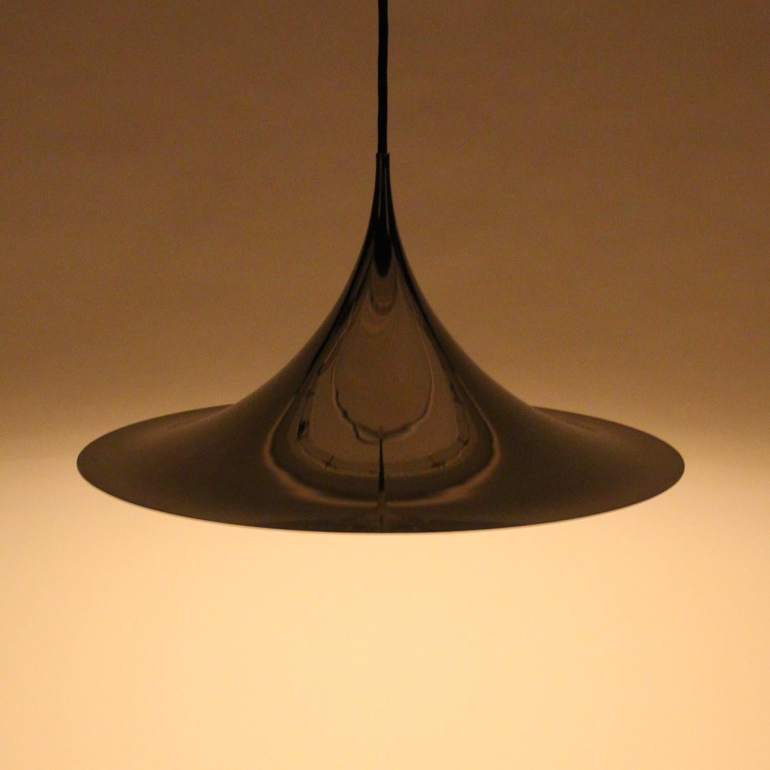 Semi Gold-Plated Pendant by Claus Bonderup and Torsten Thorup 1968 Fog & Morup im Zustand „Gut“ in Brondby, Copenhagen