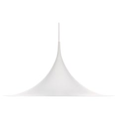 SEMI Large White Lamp by Claus Bonderup & Torsten Thorup for Fog & Morup in 1968