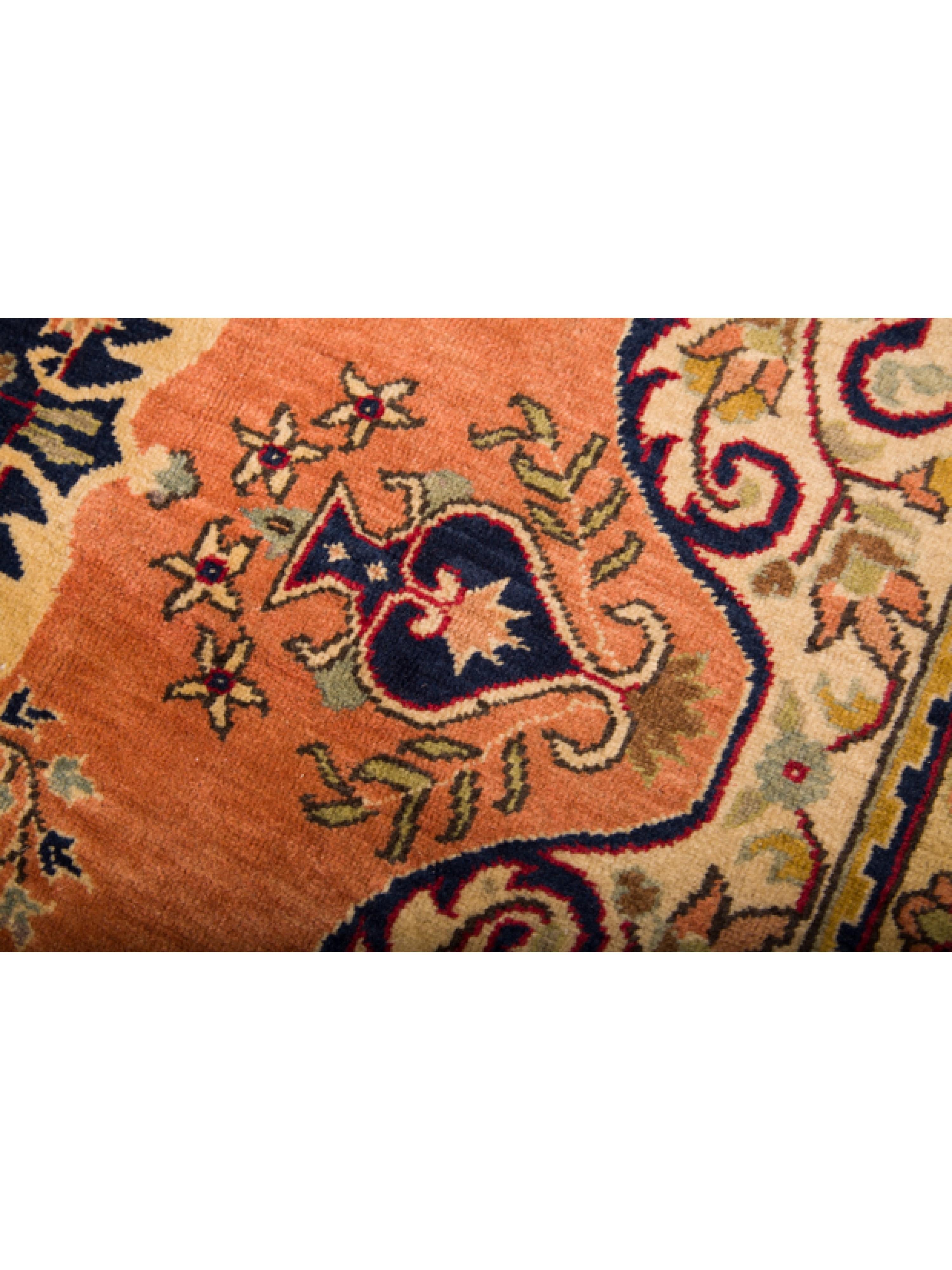 Oushak Semi Old Ladik Rug Wool Hand Knotted Konya Central Anatolian Turkish Carpet For Sale