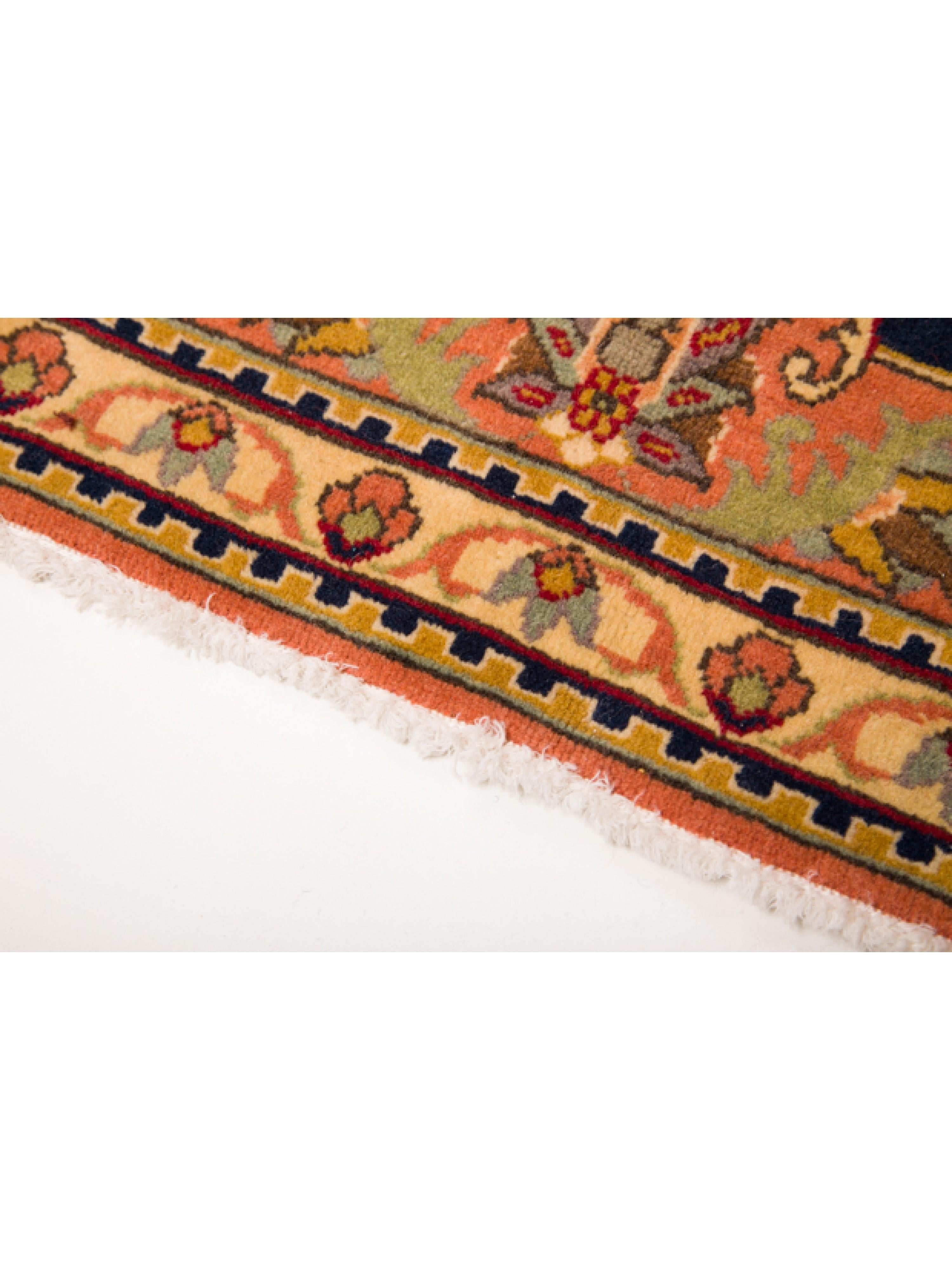 Hand-Woven Semi Old Ladik Rug Wool Hand Knotted Konya Central Anatolian Turkish Carpet For Sale