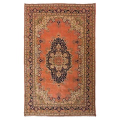 Semi Old Ladik Rug Wool Hand Knotted Konya Central Anatolian Turkish Carpet