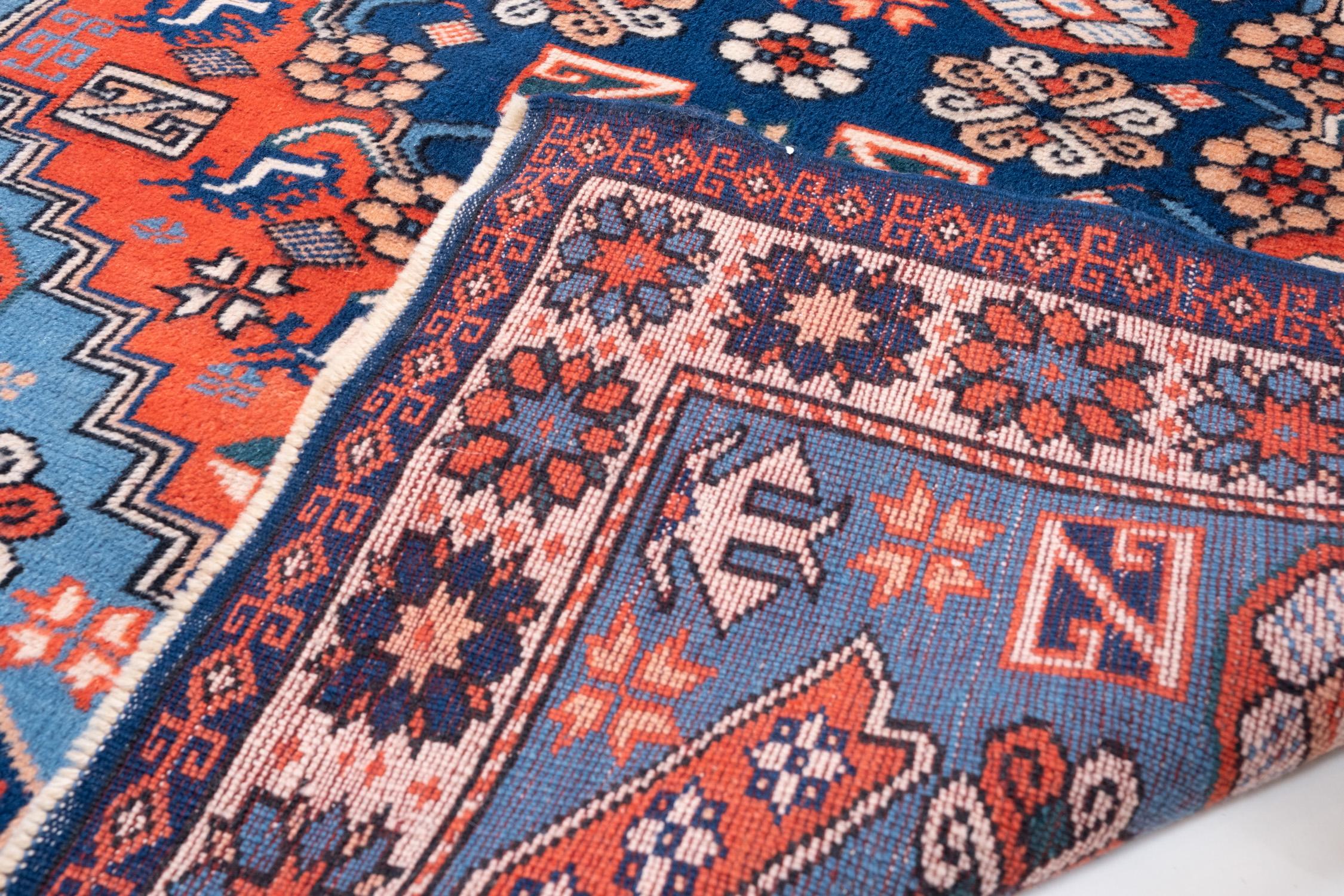 Turc Semi Old Village Rug Wool Hand Knots Rugs Konya Central Anatolian Turkish Carpet en vente