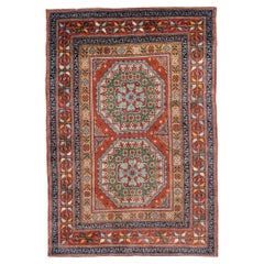 Semi Old Village Rug Wool Hand Knotted Konya Central Anatolian Turkish Carpet